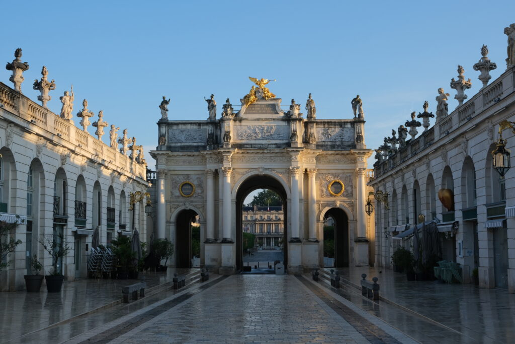 Bergamotte in Nancy, Ansicht des Place Stanislas